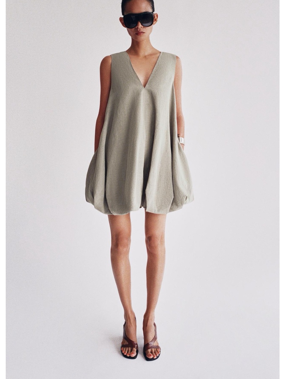 Zara limited edition puffed dress